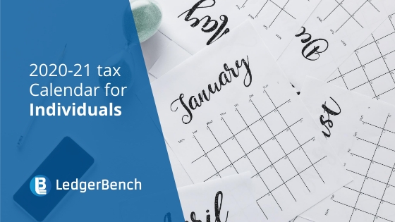 Tax Calendar 2020 for Individuals
