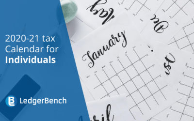 Tax Calendar 2020 for Individuals